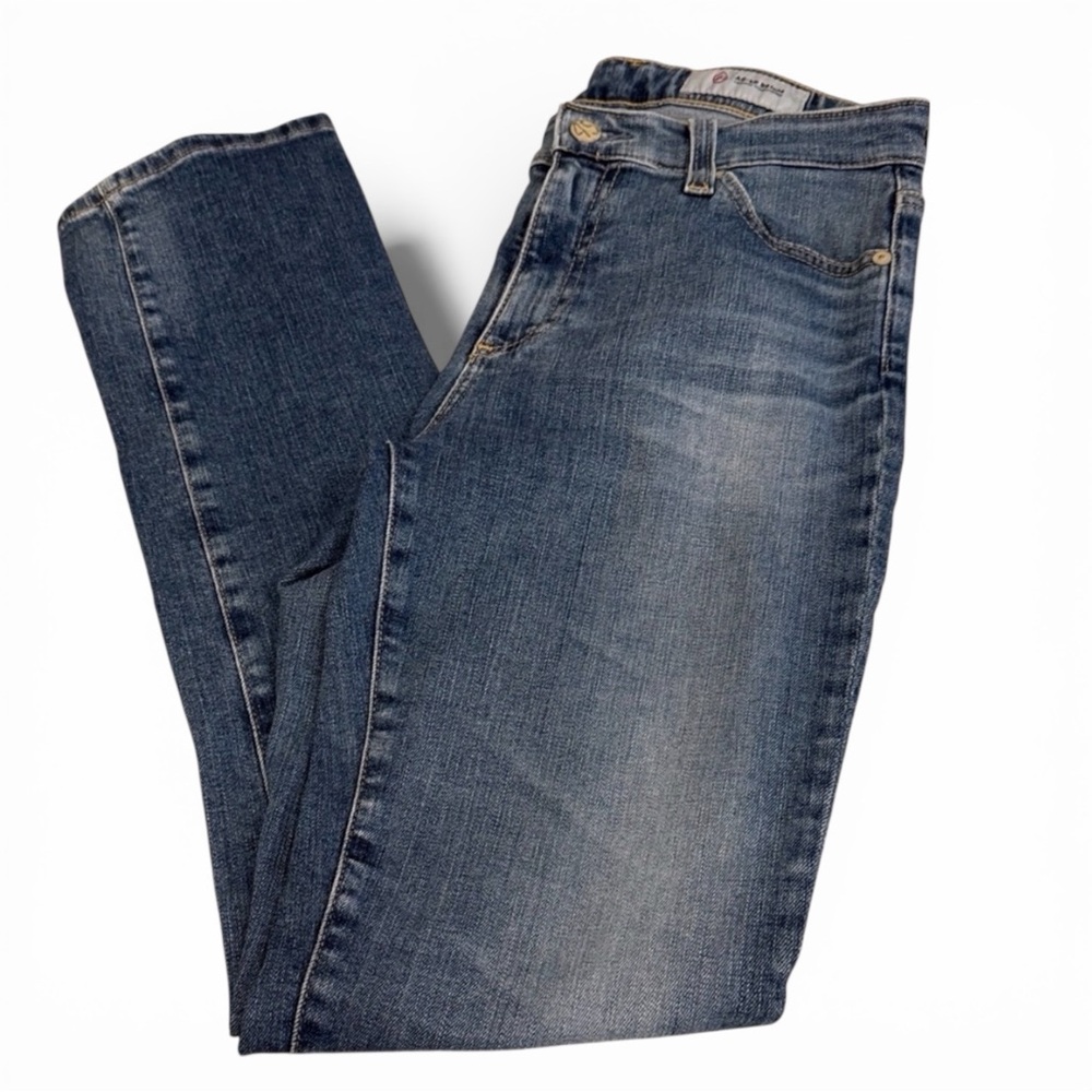 AG Adriano Goldschmied Mari High Rise Straight Jeans 27 Premium Stretch Denim - Picture 2 of 7